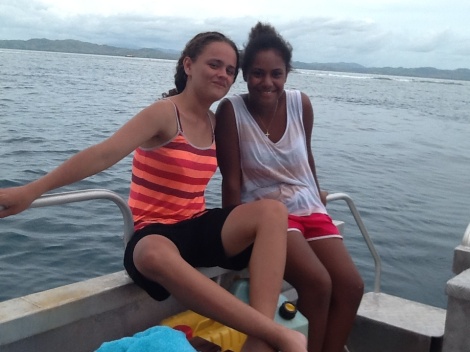 Having fun in Fiji